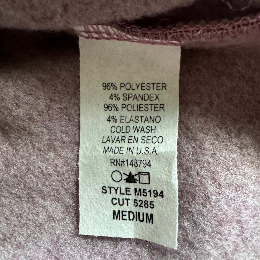 MEDIUM CY Fashion Tries and True Mauve Cowell Neck Button Detail Sweater - Picture 6 of 6